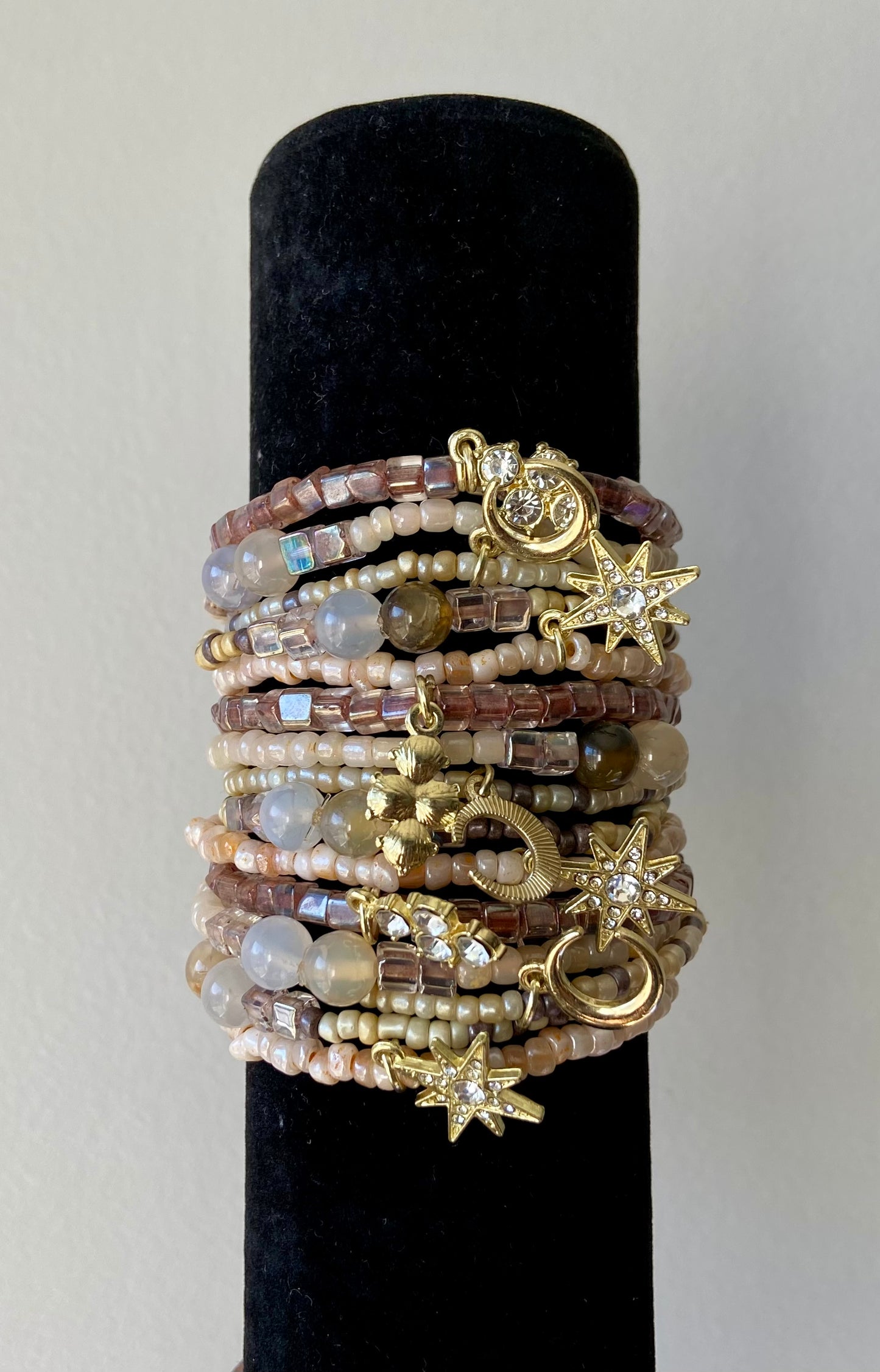 Brown Teddy Beaded Set