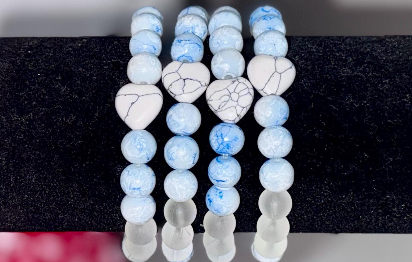 Heart In The Sky Beaded Bracelets