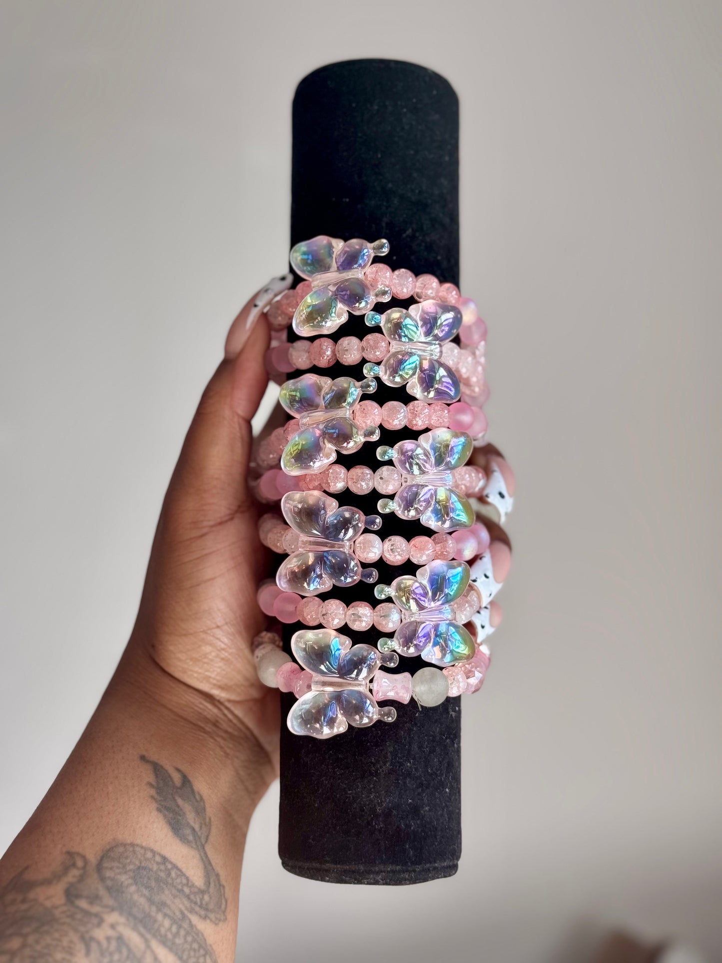 Crystal Wings Beaded Bracelet