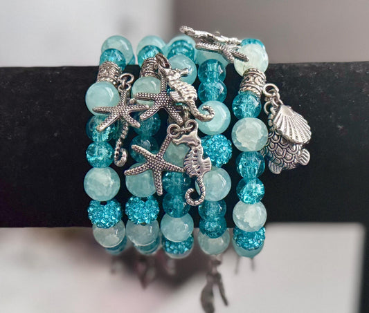 Oceanside Beaded Bracelets