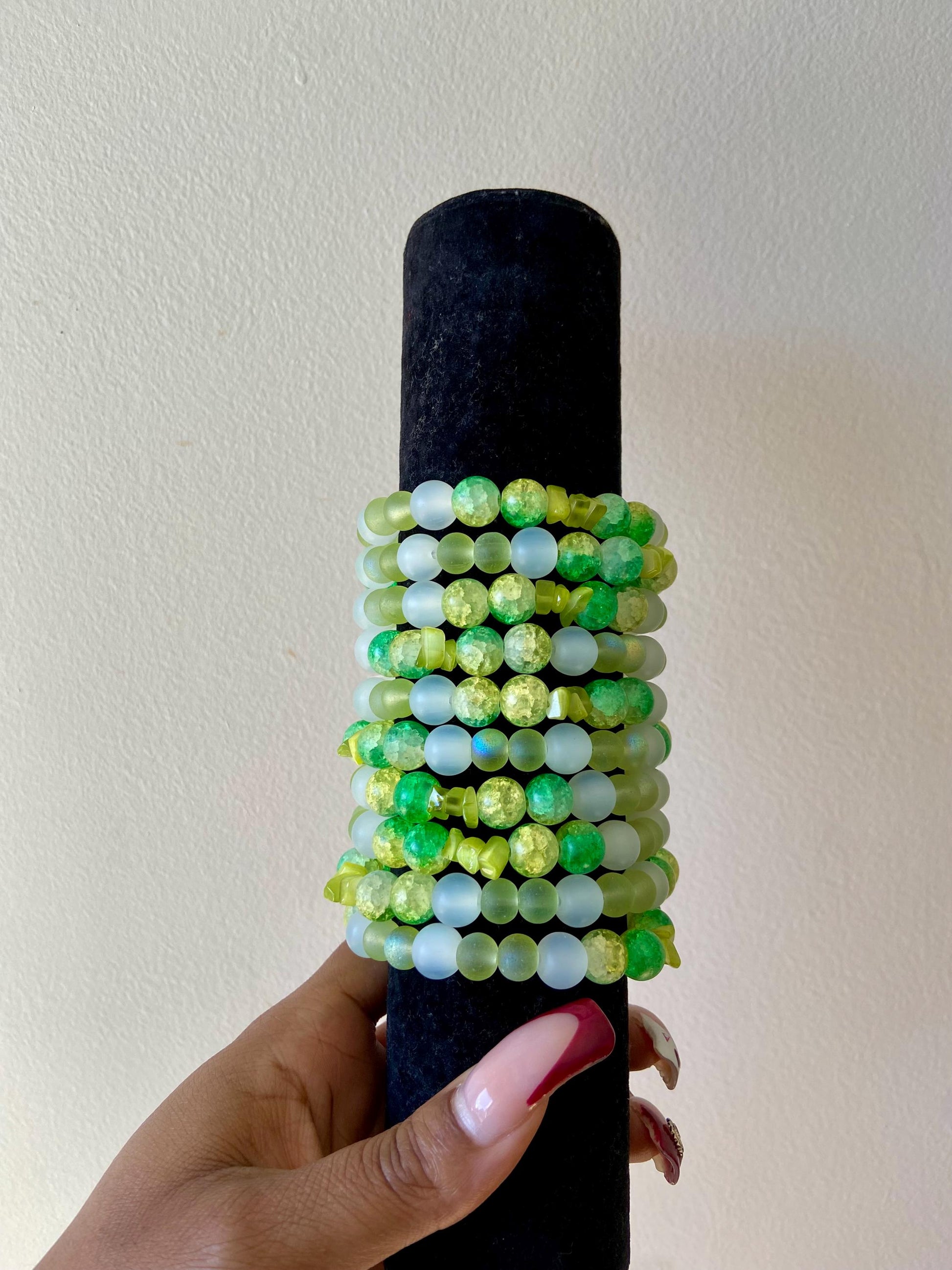 Spring Mist Beaded Bracelet