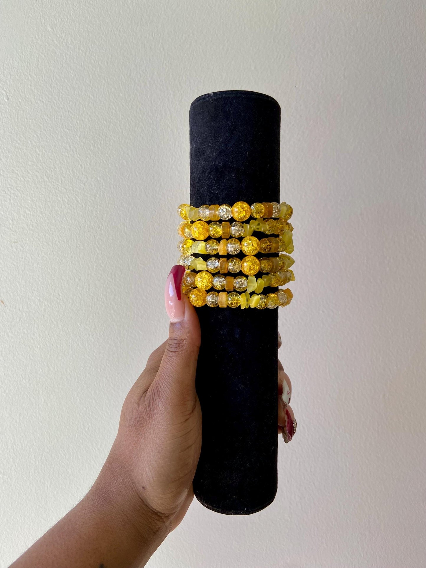 Lemon Drop Beaded Bracelet