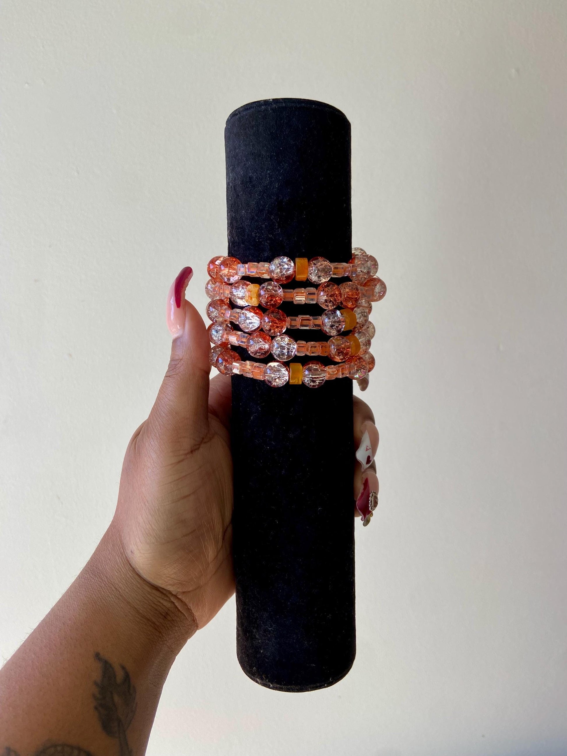 Autumn Aura Beaded Bracelet