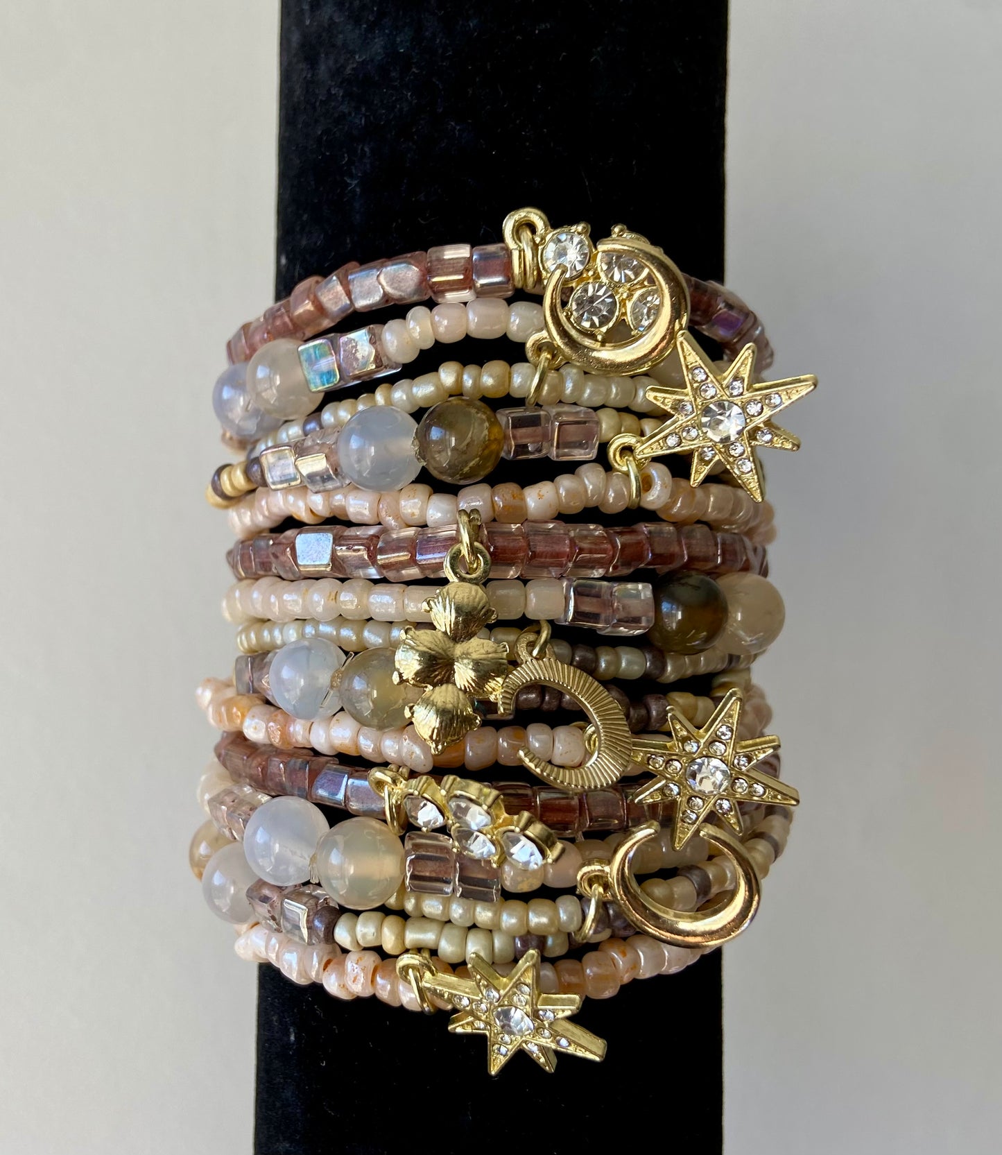 Brown Teddy Beaded Set