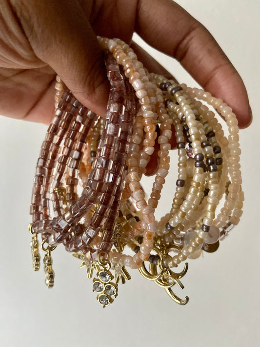 Brown Teddy Beaded Set