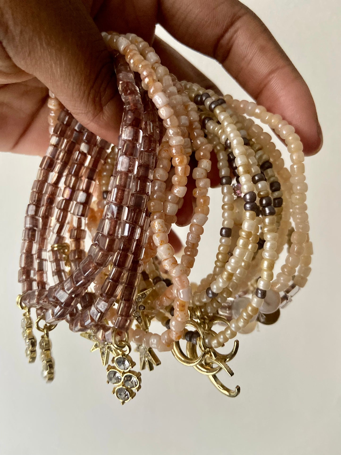 Brown Teddy Beaded Set